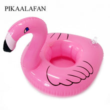 Load image into Gallery viewer, PIKAALAFAN New Hot Selling Mini Pink Flamingo Inflatable Drink Cup Holders Floating Toy Pool Can Party For Phone Cup 1Pcs