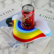 Load image into Gallery viewer, PIKAALAFAN Mini Inflatable Cup Holder Small Flamingo Floating Crab Cute Cartoon Animal Fruits Toy Pool Bathing Party Decoration