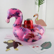 Load image into Gallery viewer, PIKAALAFAN Mini Inflatable Cup Holder Small Flamingo Floating Crab Cute Cartoon Animal Fruits Toy Pool Bathing Party Decoration