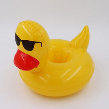 Load image into Gallery viewer, PIKAALAFAN Mini Inflatable Cup Holder Small Flamingo Floating Crab Cute Cartoon Animal Fruits Toy Pool Bathing Party Decoration